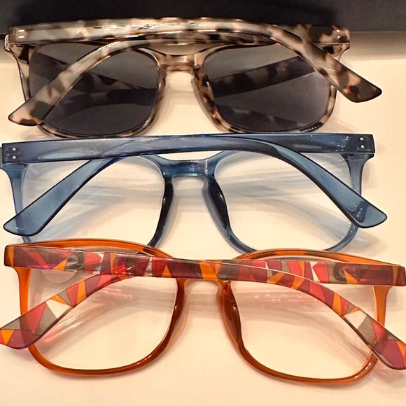 New (2) Blue Light Readers + (1) Full Reader Sunglasses +2.0 - Picture 2 of 16